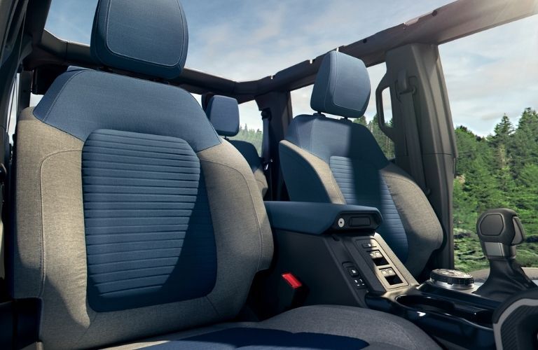 Seats of a 2021 Ford Bronco_o