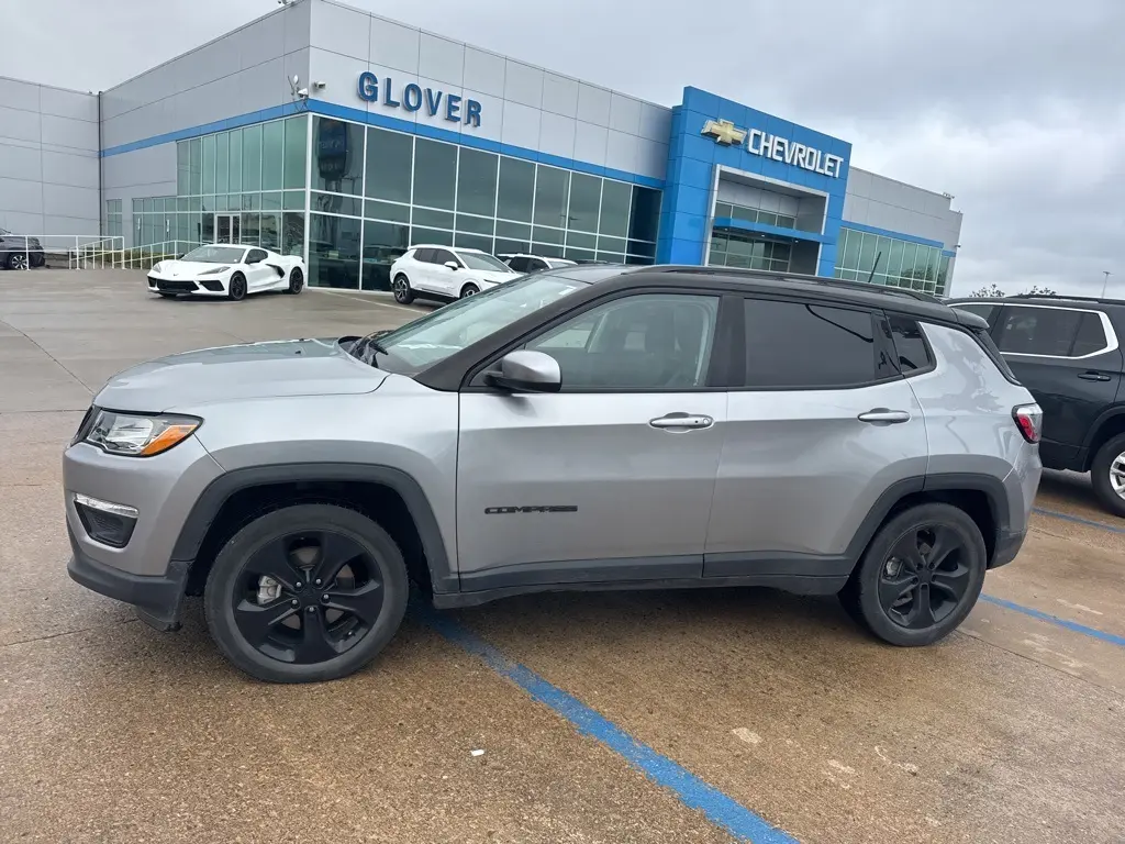 Used 2021 Jeep Compass Altitude with VIN 3C4NJCBB2MT531650 for sale in Tulsa, OK