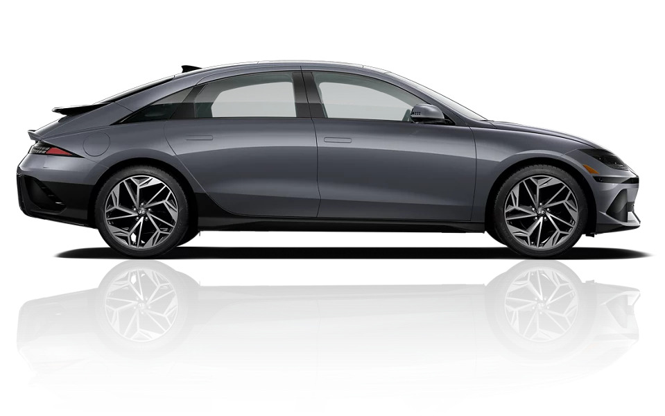 a gray 2025 hyundai ioniq 6