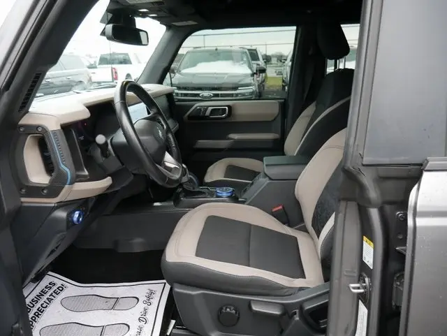 Used 2022 Ford Bronco 4-Door Wildtrak with VIN 1FMEE5DPXNLA86740 for sale in Alliance, OH