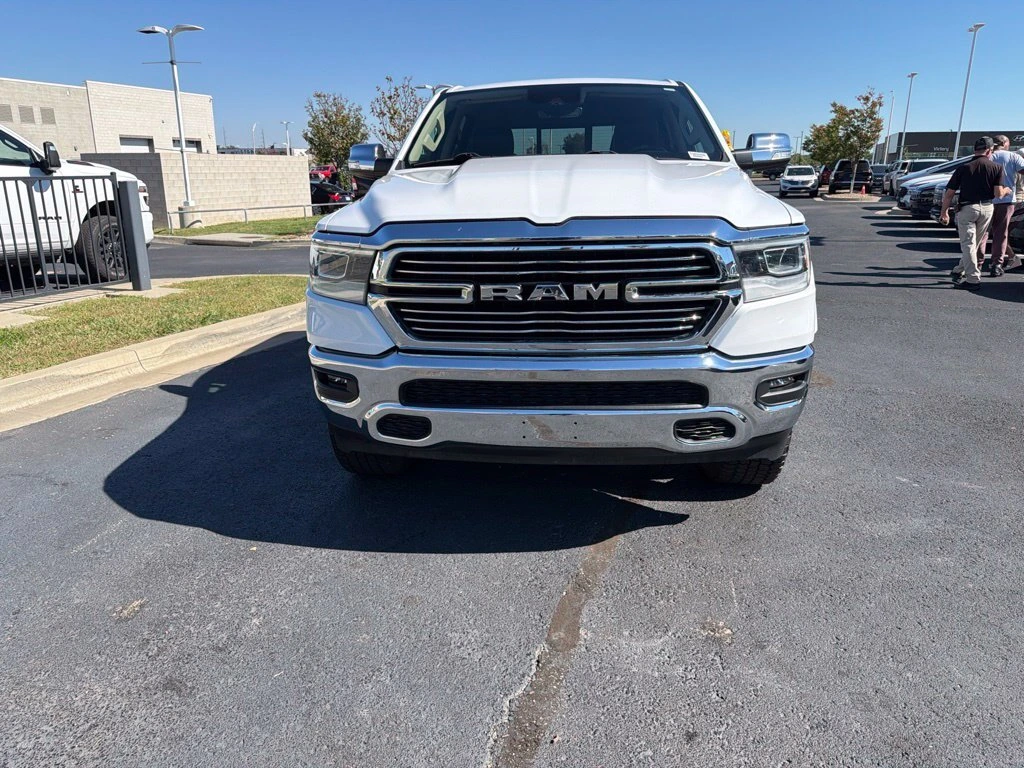 Used 2021 RAM Ram 1500 Pickup Laramie with VIN 1C6SRFJT7MN555568 for sale in Kansas City
