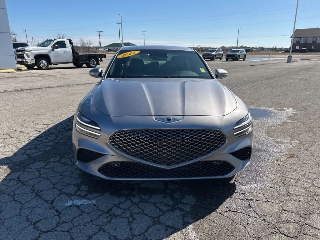 Used 2022 GENESIS G70 Standard with VIN KMTG34TA1NU093923 for sale in Okmulgee, OK