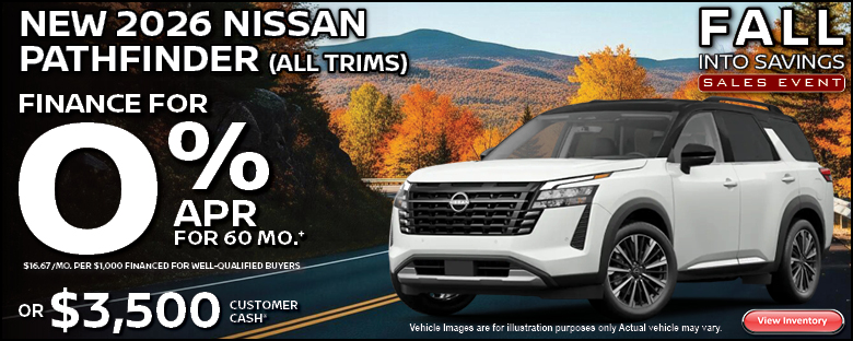 2026 Nissan Pathfinder (All Trims)