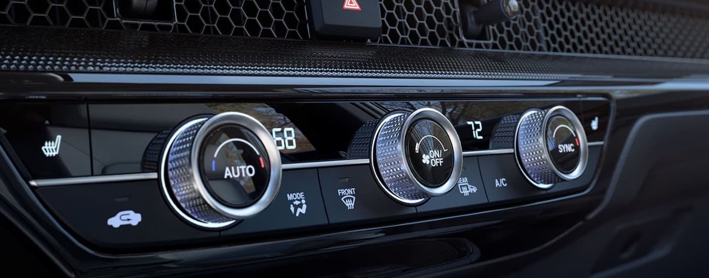 Knob and buttons for temperture in a 2026 Honda CR-V