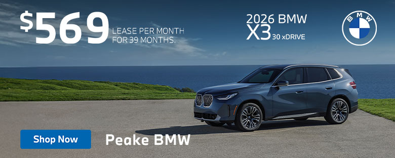 2026 BMW X3 Special Offer