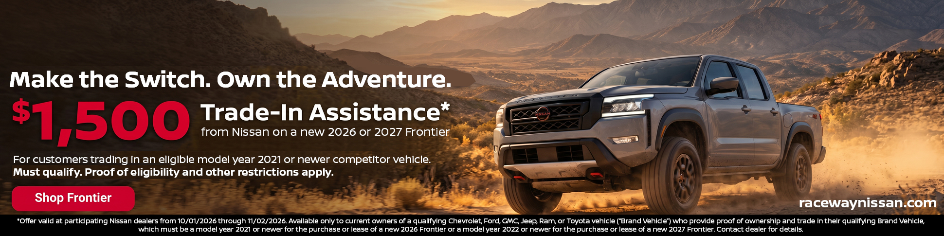 2026 and 2027 Nissan Frontier