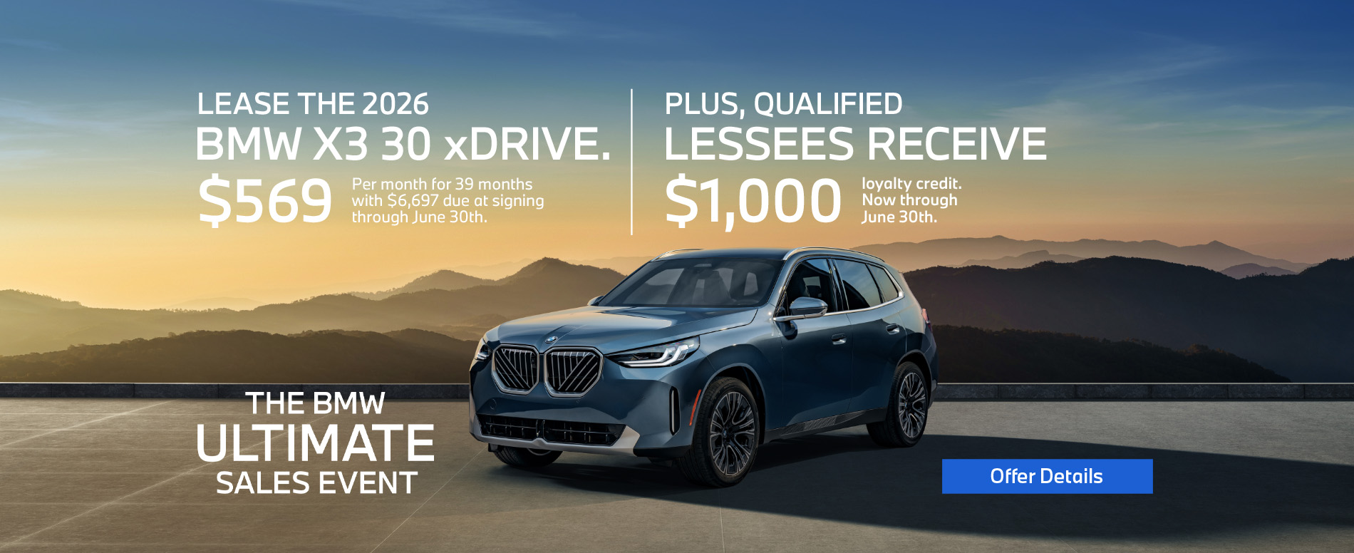 Lease the BMW X3 in Roxbury NJ