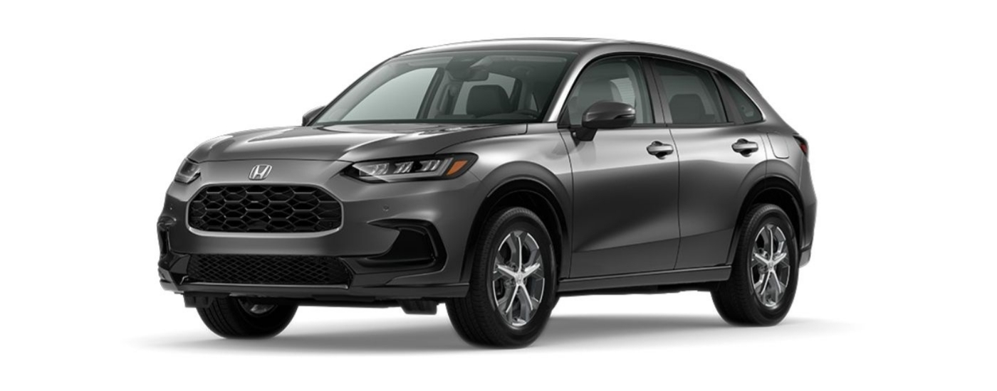 Grey 2024 Honda HR-V EX-L angled left