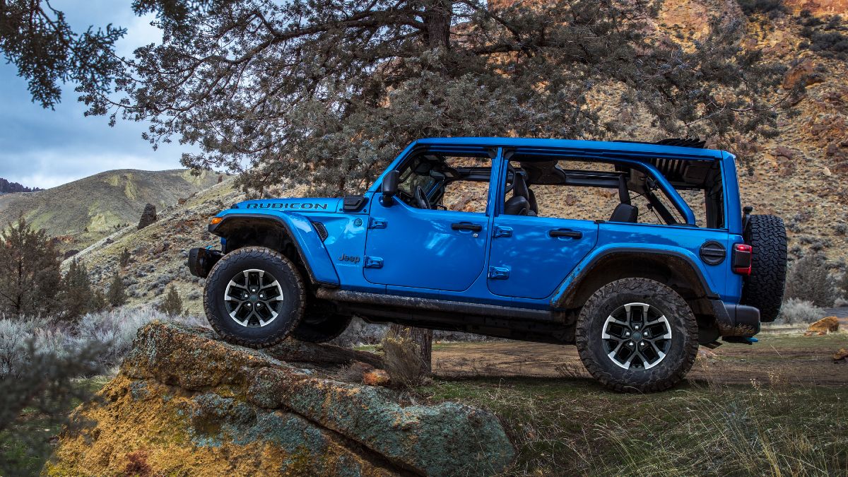 2025 Jeep Wrangler 4xe Exterior Driver Side Profile