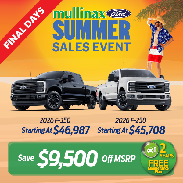 2026 F-350 & 2026 F-250: Save $9,500 off MSRP