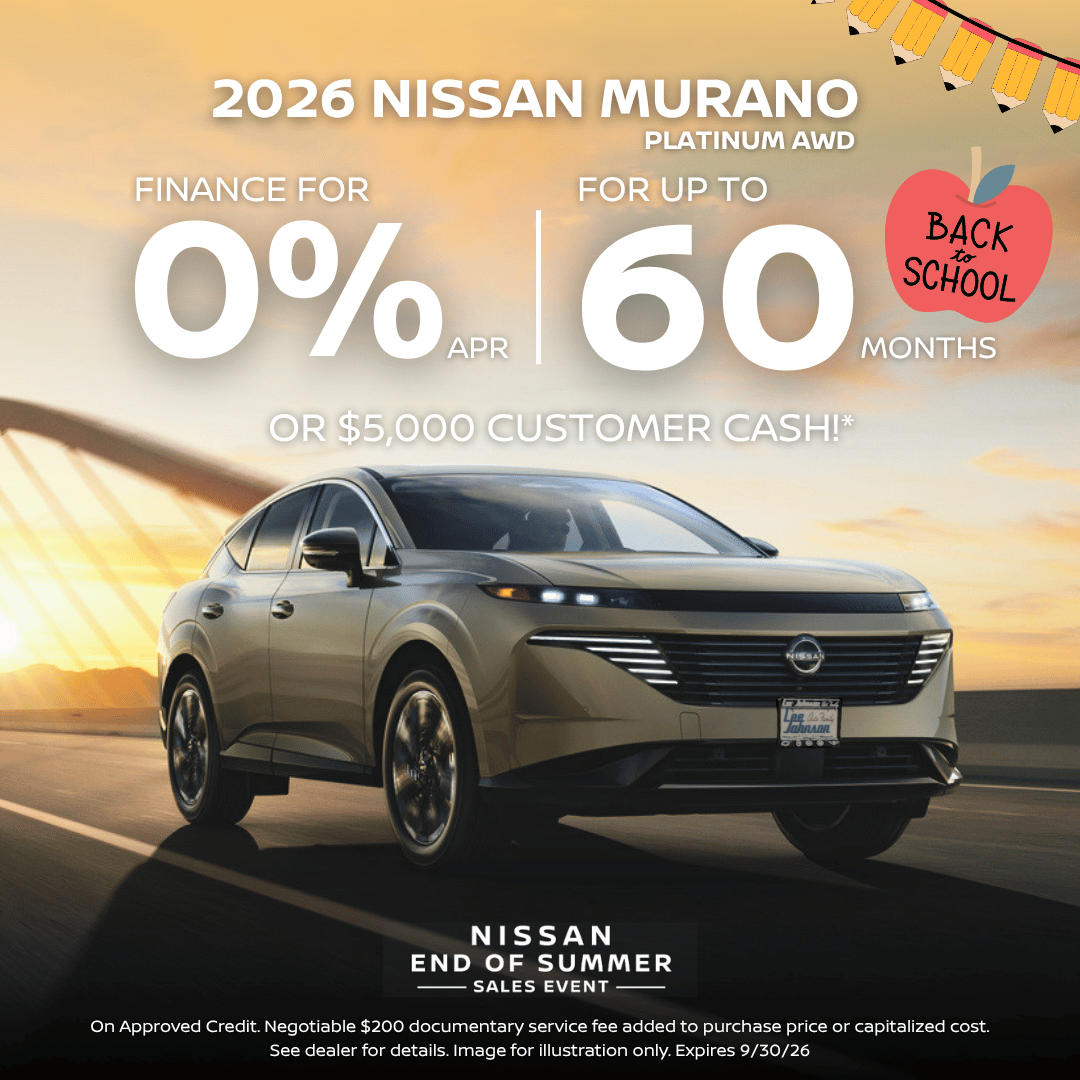 2026 Nissan Murano APR offer