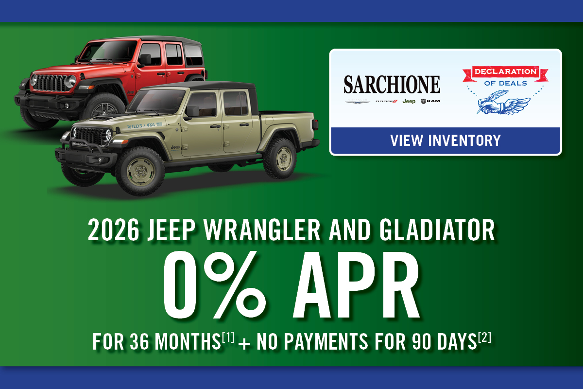 2026 Jeep Wrangler and Gladiator