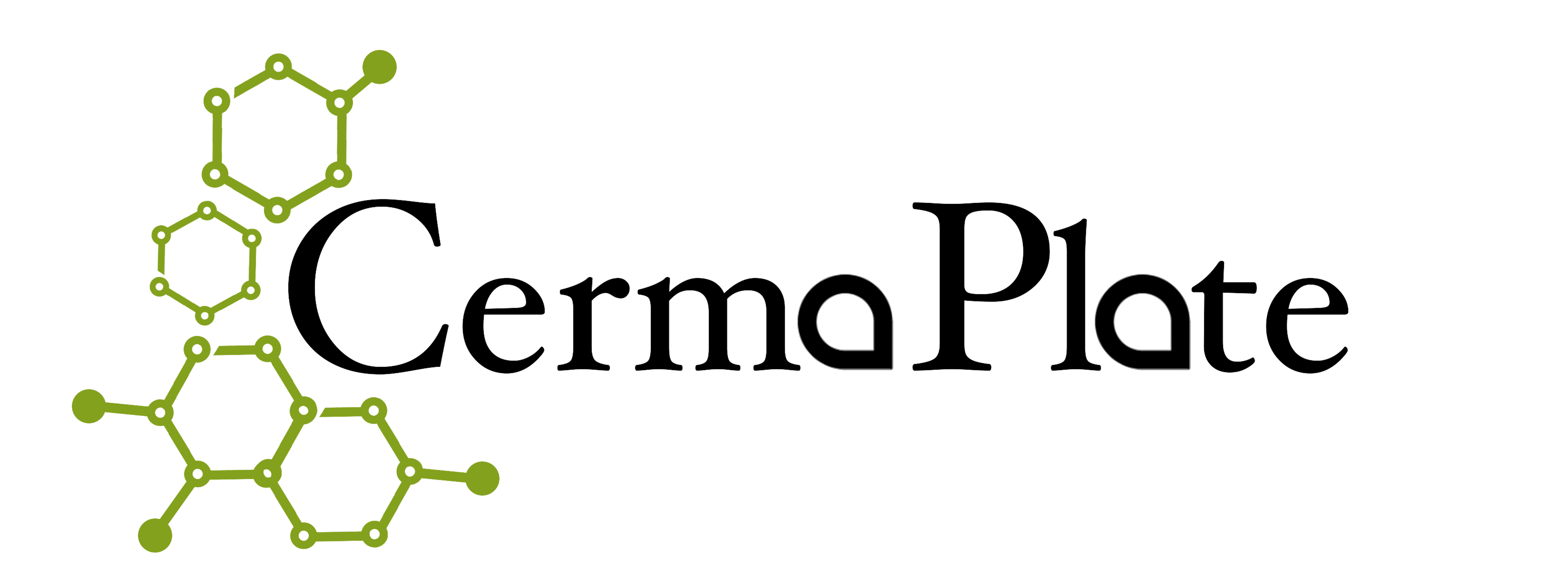 Graphic that reads: CermaPlate; Platinum