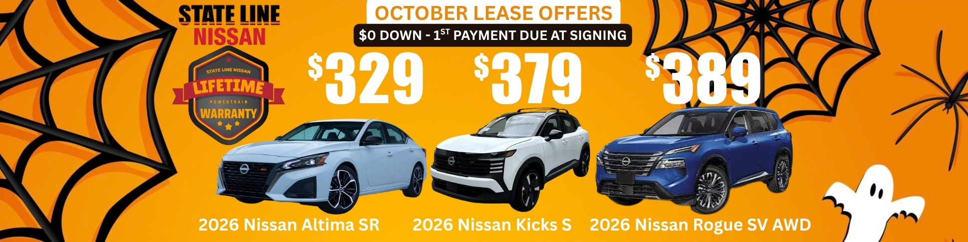 STATE LINE NISSAN OCT LEASE OFFERS