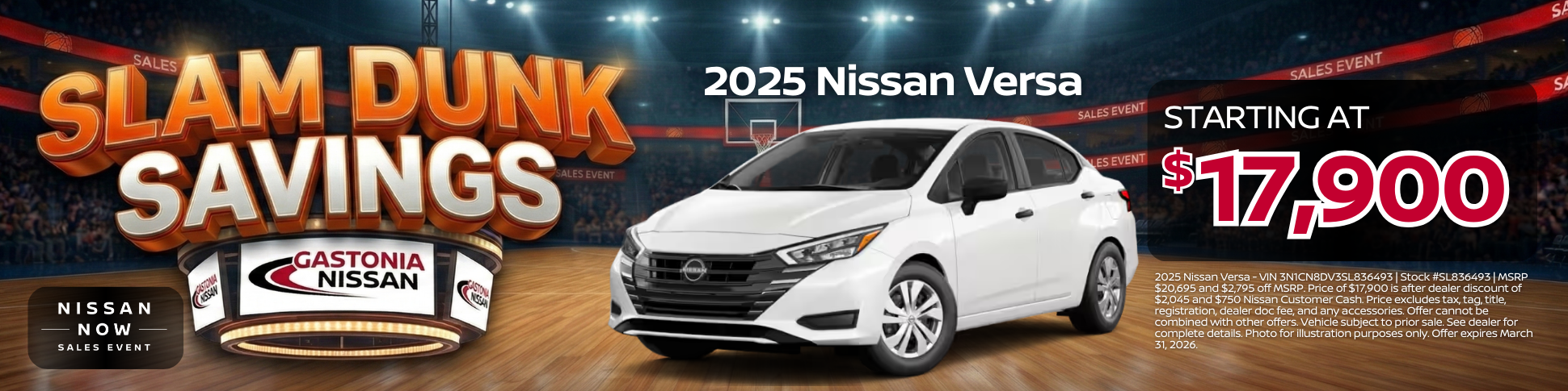 March Specials Gastonia Nissan