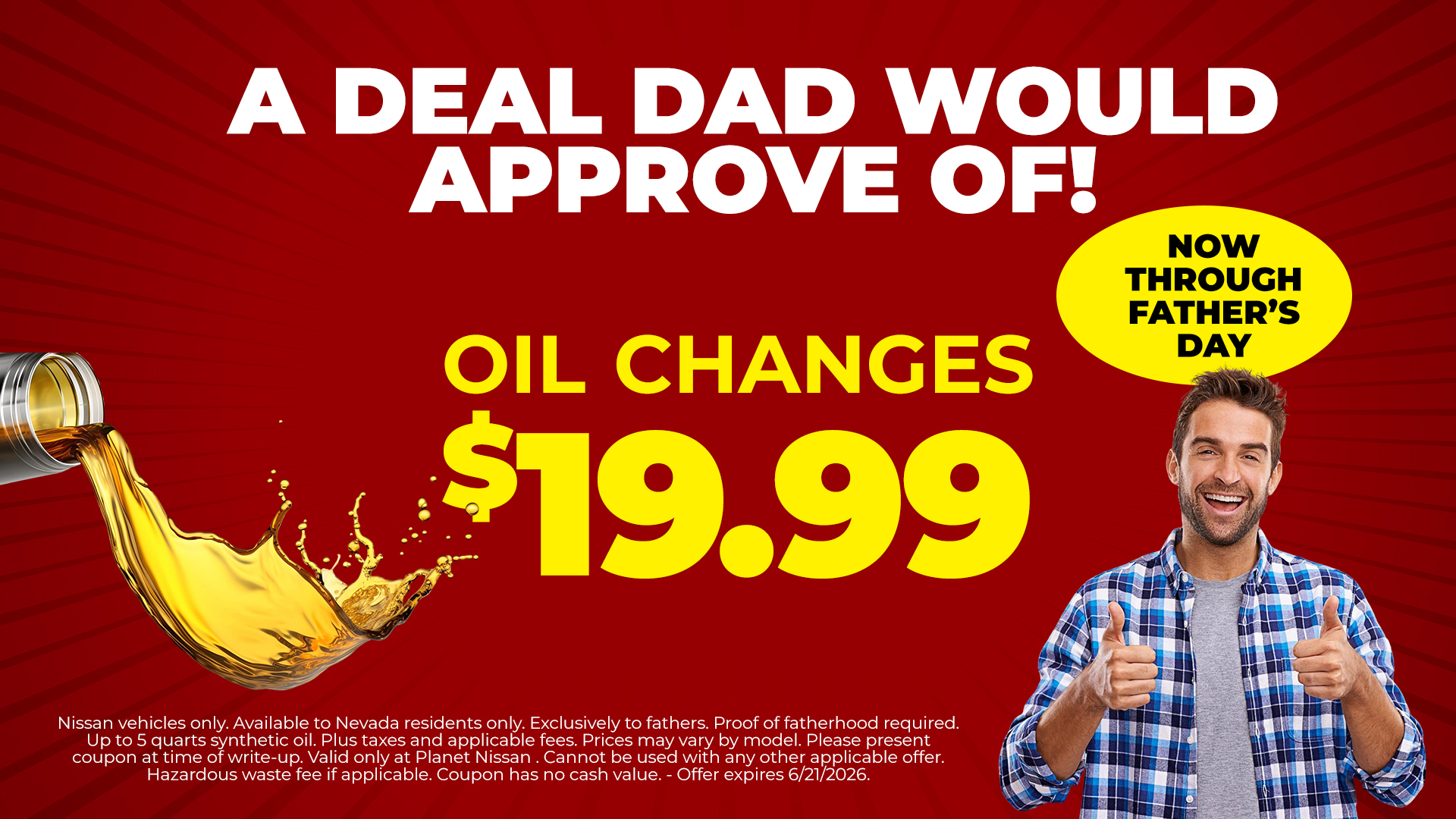 $19.99 OIL CHANGES