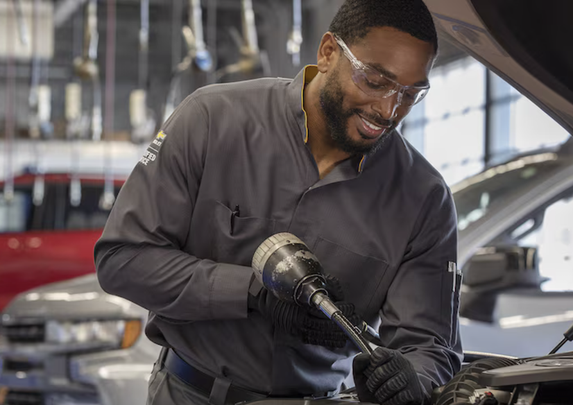 Service Technician Changing oil