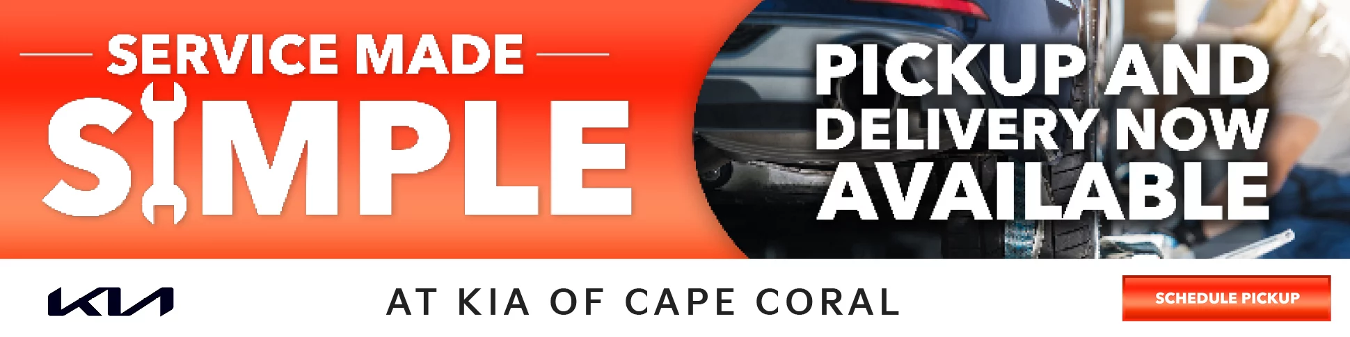 PICKUP AND DELIVERY NOW AVAILABLE. SERVICE MADE SIMPLE. At Kia of Cape Coral.