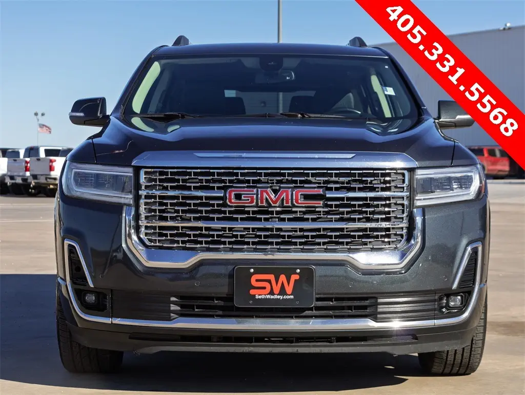 Used 2022 GMC Acadia Denali with VIN 1GKKNXLS8NZ133001 for sale in Pauls Valley, OK