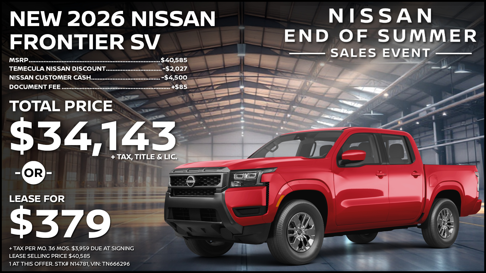 2026 Nissan Pathfinder SV