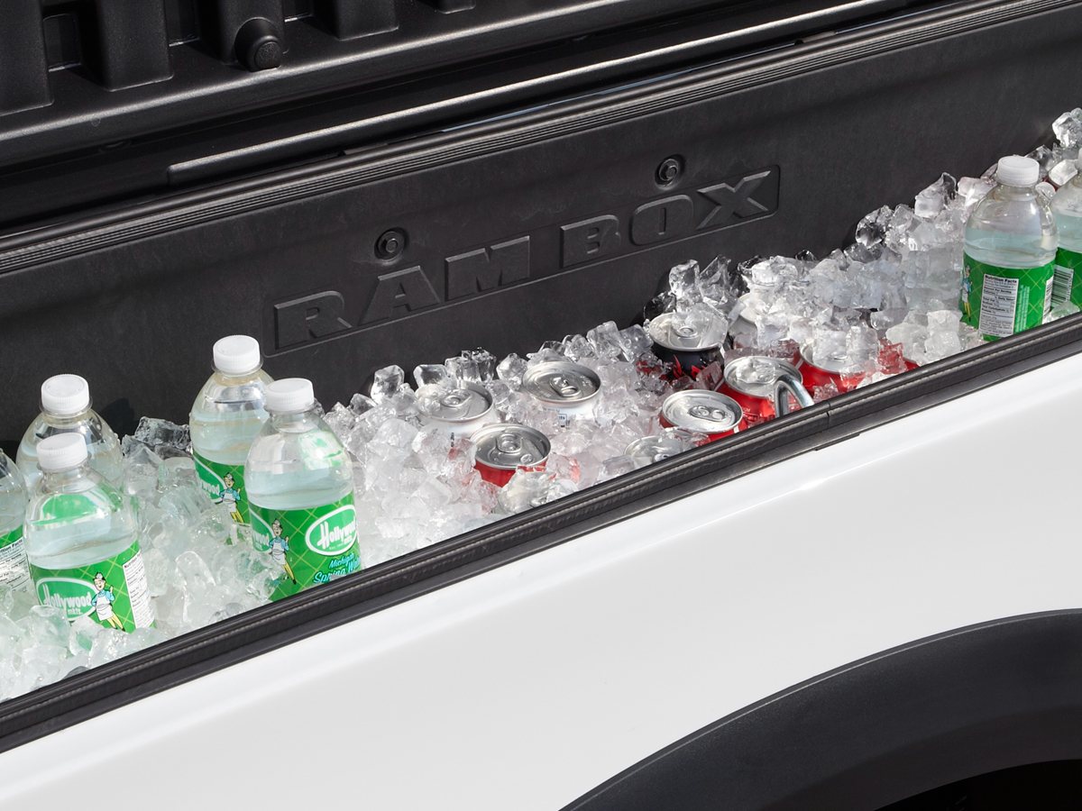 2012 RAM Power Wagon RAMBox Used as Cooler