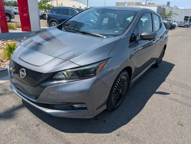 Used 2023 Nissan Leaf SV Plus with VIN 1N4CZ1CV7PC563240 for sale in North Salt Lake, UT