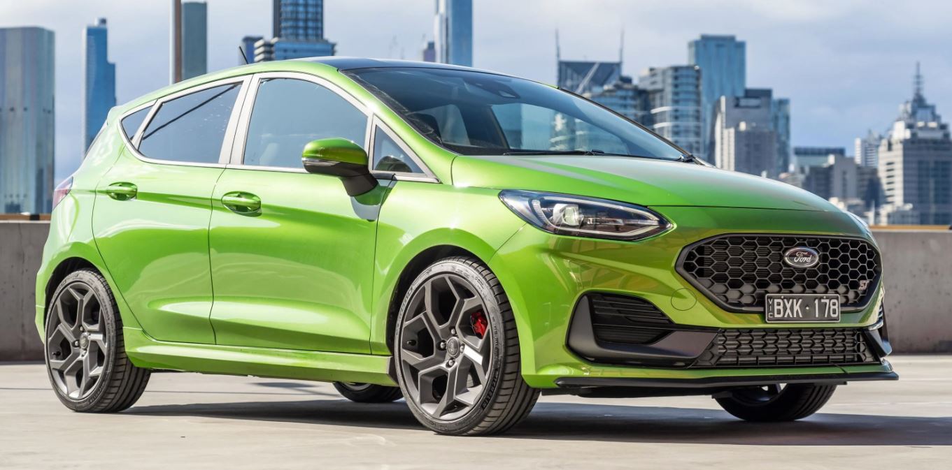 green 2023 Ford Fiesta