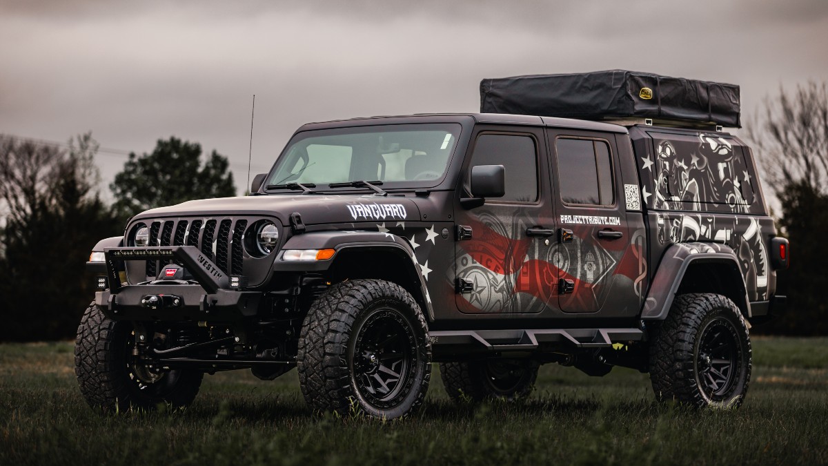 Custom Project Tribute Jeep Gladiator Exterior Driver Side Front Profile