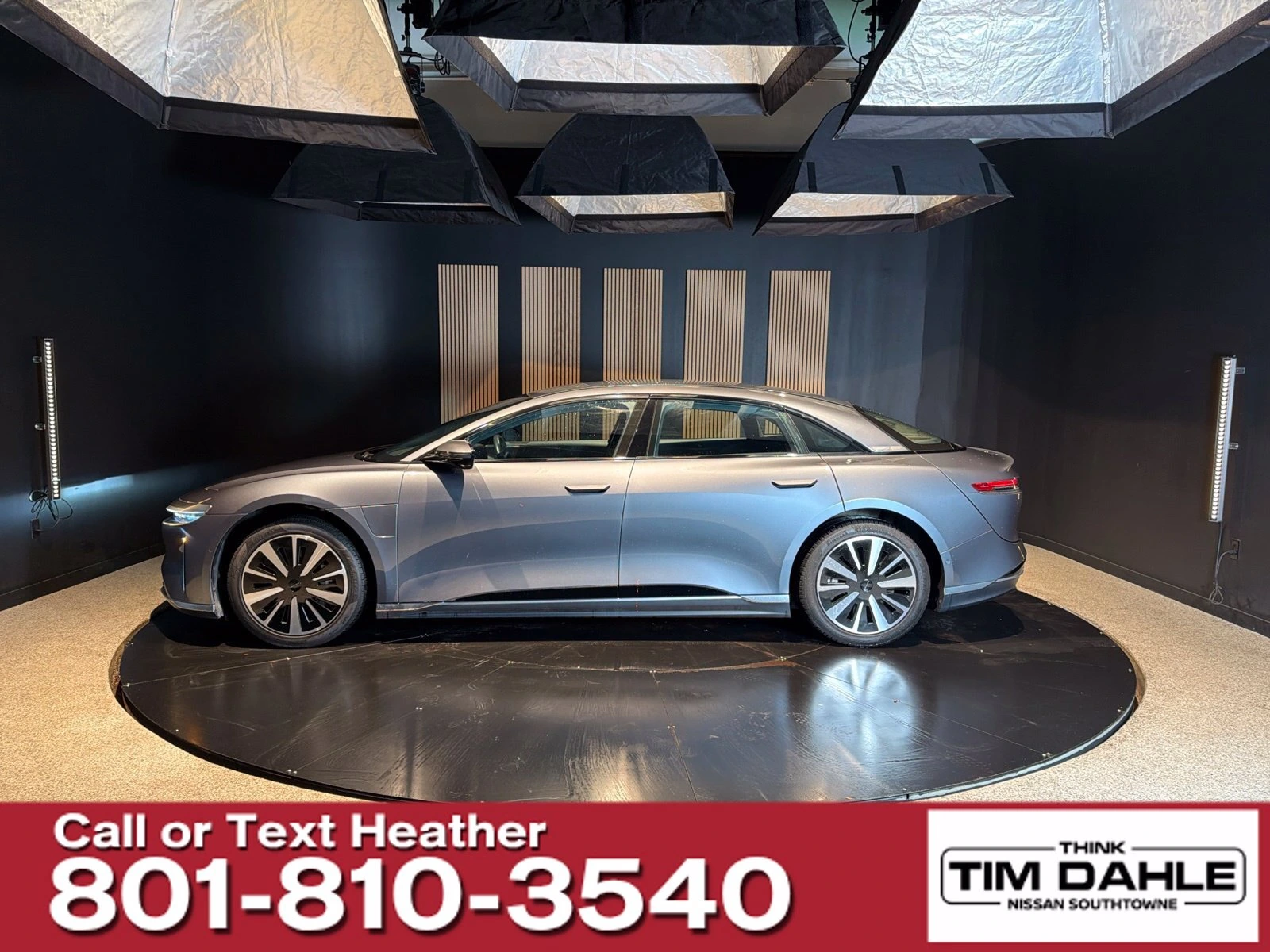 Used 2023 Lucid Air Pure with VIN 50EA1PFA6PA007674 for sale in South Jordan, UT