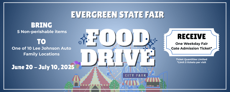 Evergreen State Fair Food Drive