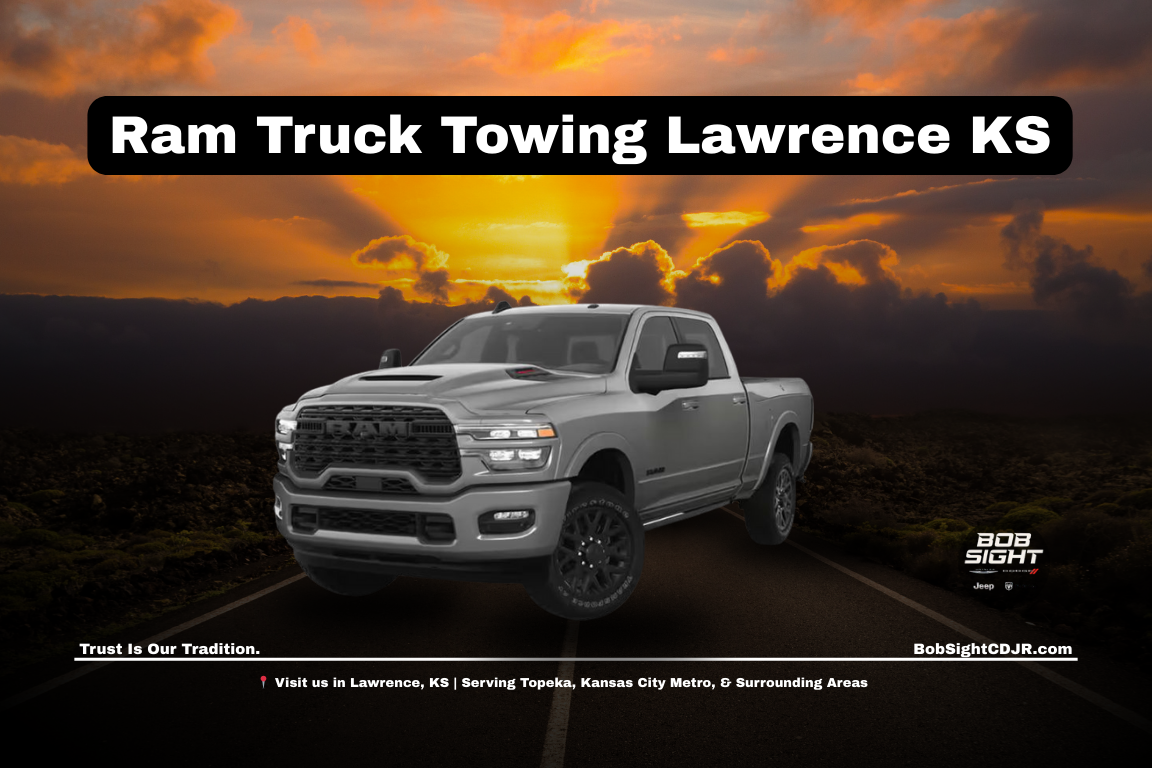 Ram trucks towing capability in Lawrence KS at Bob Sight CDJR serving Douglas County and northeast Kansas drivers