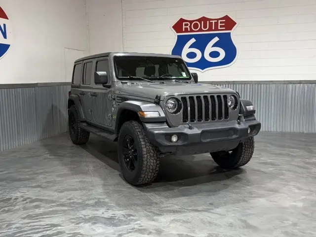 Used 2021 Jeep Wrangler Unlimited Altitude with VIN 1C4HJXDN6MW684473 for sale in Norman, OK