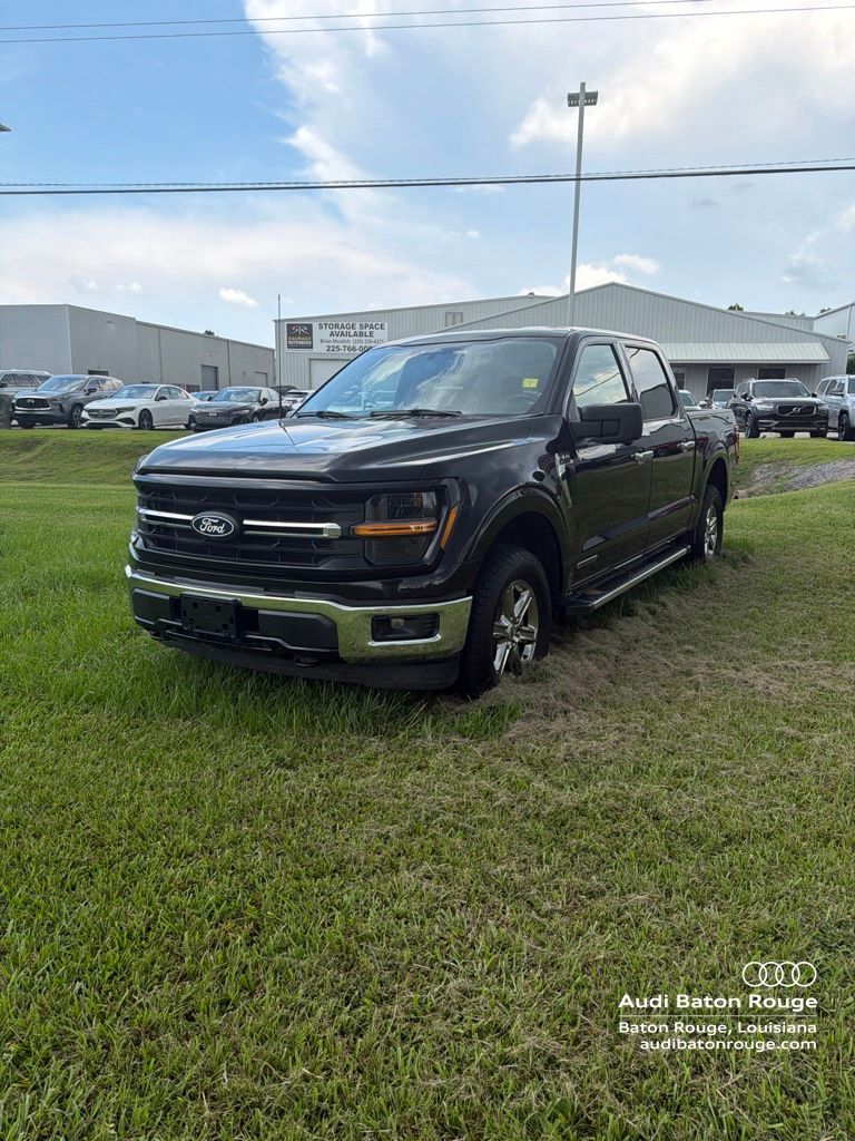 Black Metallic 2024 Ford F-150 Pickup Truck Four-Wheel Drive Automatic