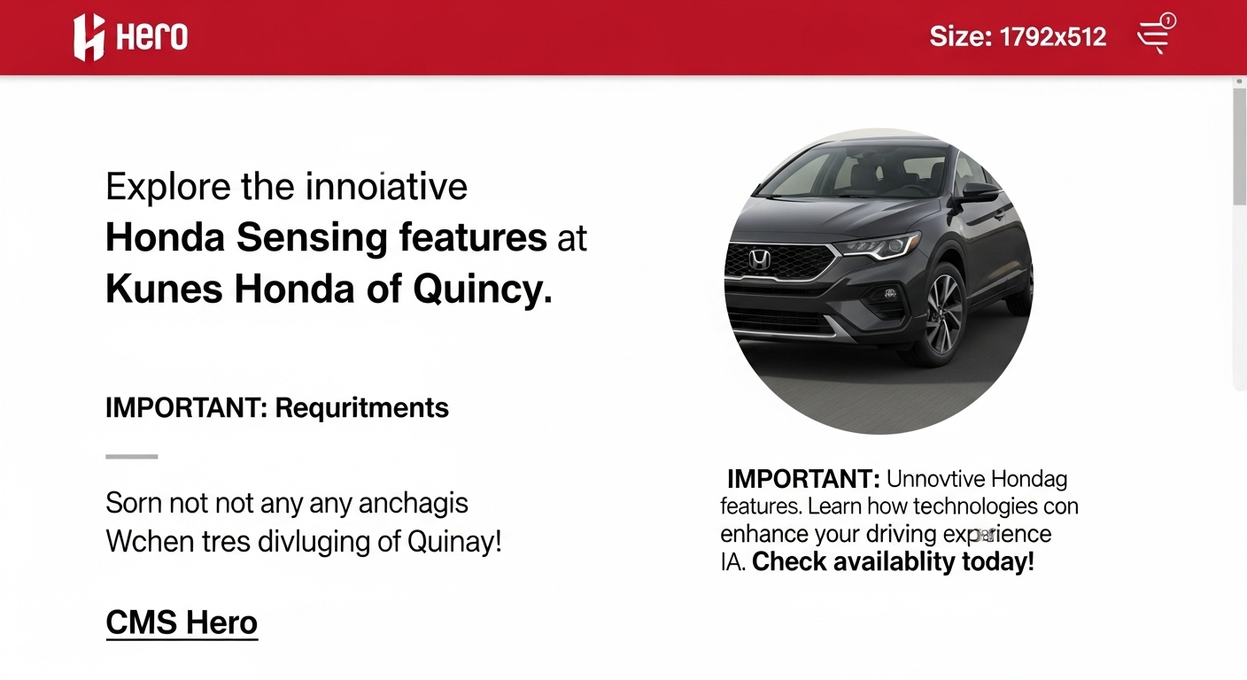 Explore the innovative Honda Sensing features at Kunes Honda of Quincy. Learn how these technologies can enhance your driving experience in West Burlington, IA. Check availability today!