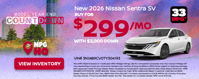 New 2026 Nissan Sentra