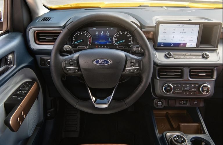 2022 Ford Maverick Steering Wheel and Dashboard