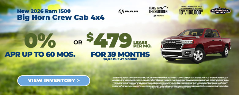 2026 RAM 1500 Big Horn Crew Cab 4x4