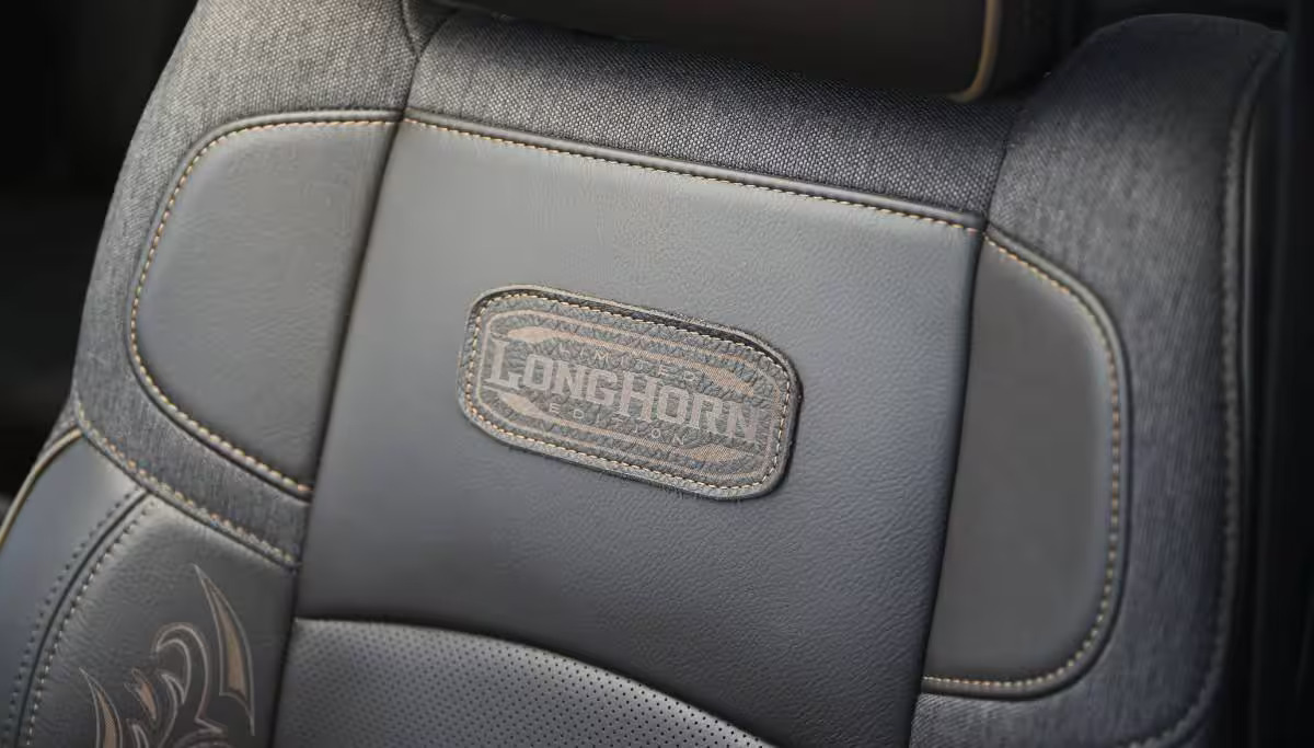 The interior design of a ram 3500.