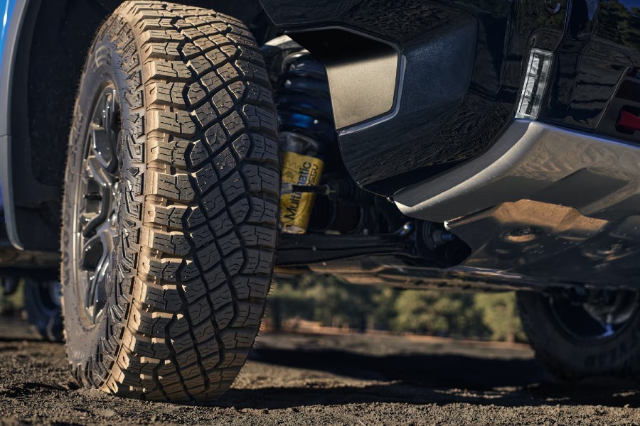 2026 Chevy Silverado 1500 Exterior Closeup of Tire and Underbody