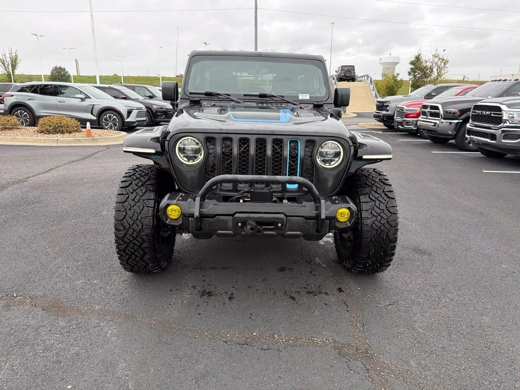 Used 2021 Jeep Wrangler Unlimited Rubicon 4XE with VIN 1C4JJXR60MW720158 for sale in Kansas City