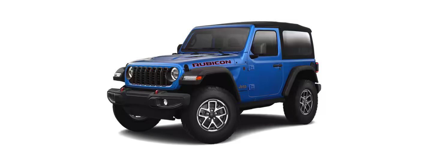 The Jeep Wrangler Rubicon trim.