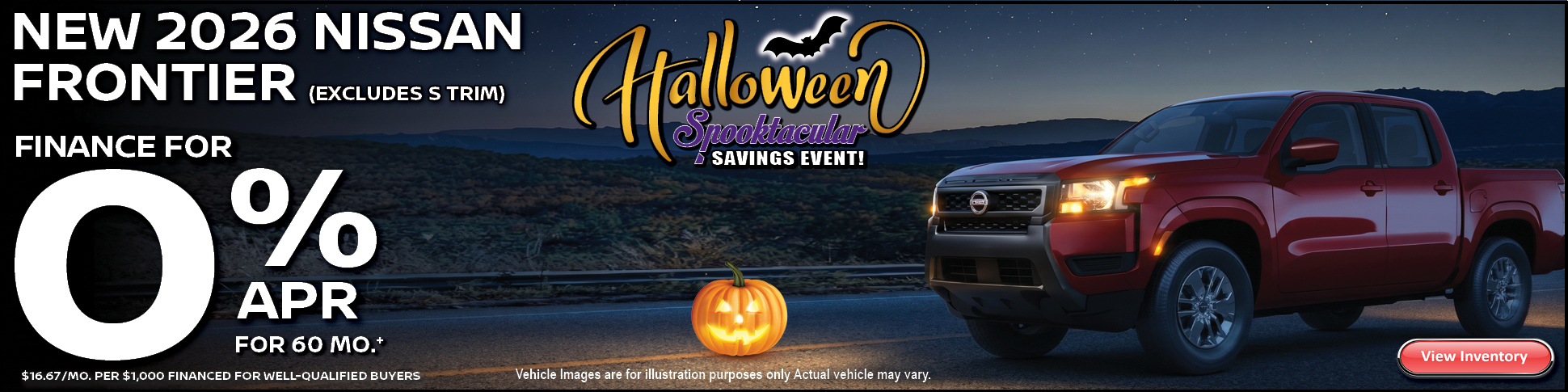 2026 Nissan Frontier (Excludes S Trim)