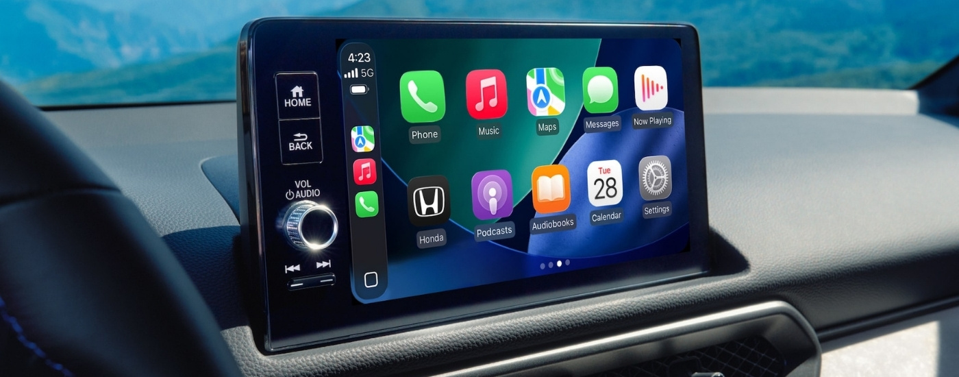 Infotainment screen in a 2026 Honda Prelude