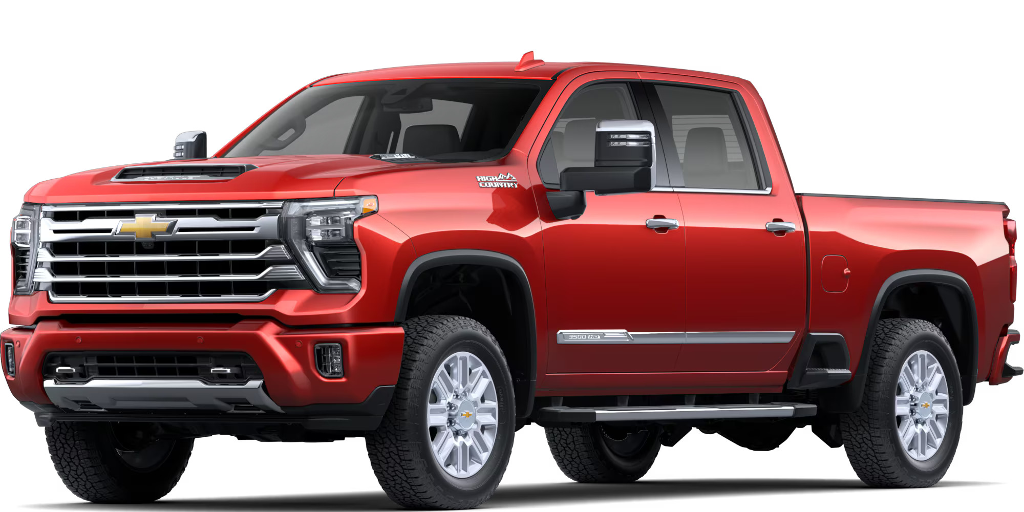 2025 Chevrolet Silverado HD High Country trim.