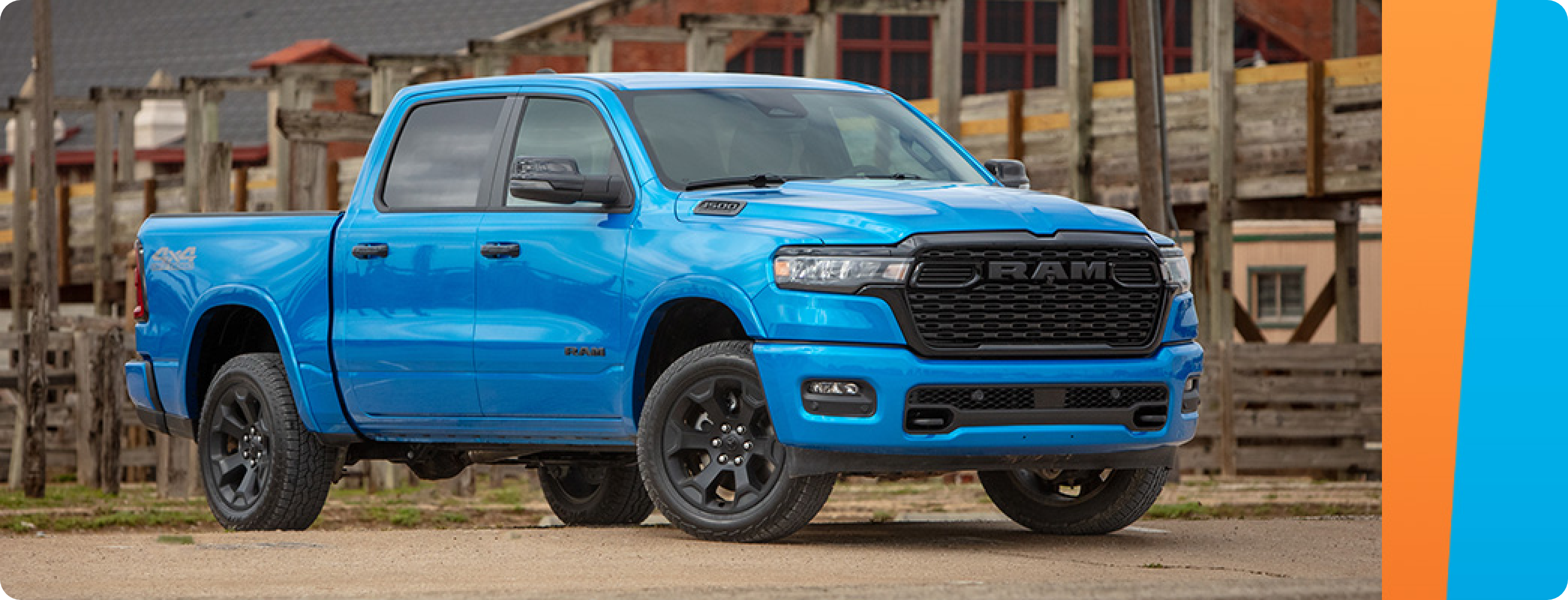Dodge Ram in blue
