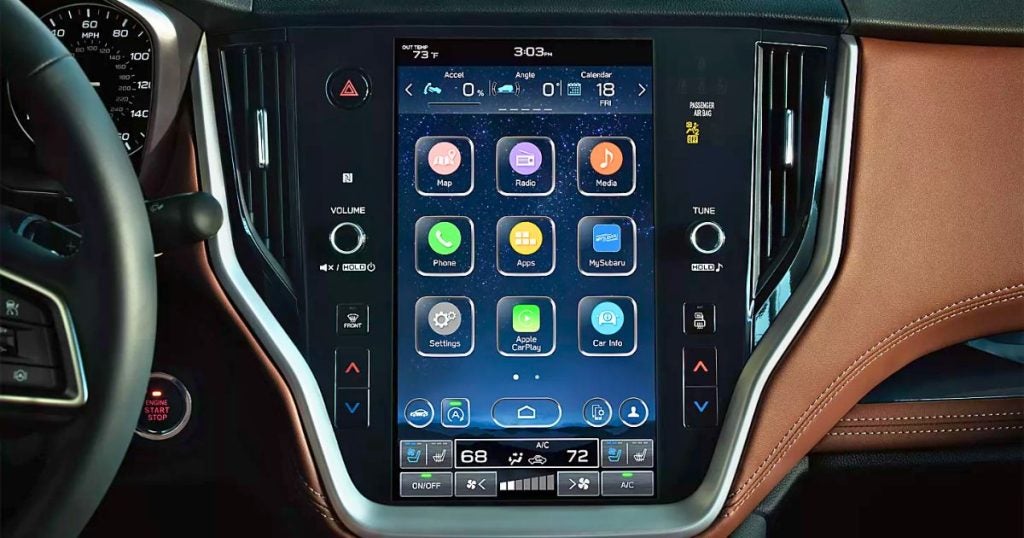 2025 Subaru Legacy technology options