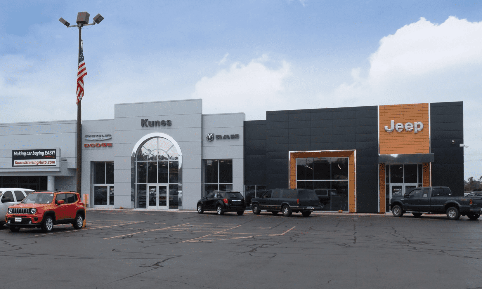 Kunes Chrysler Jeep Dodge RAM of Sterling logo