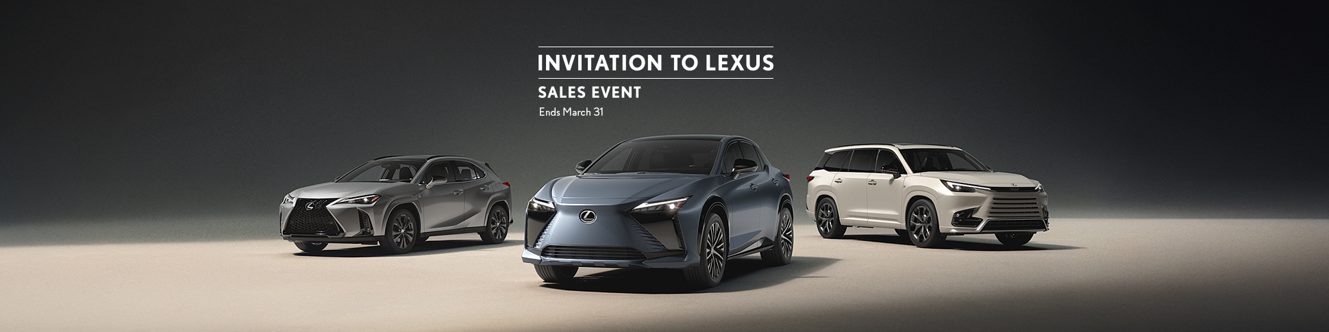 Invitation to Lexus Sales Event
