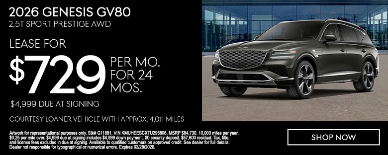 2026 Genesis GV80