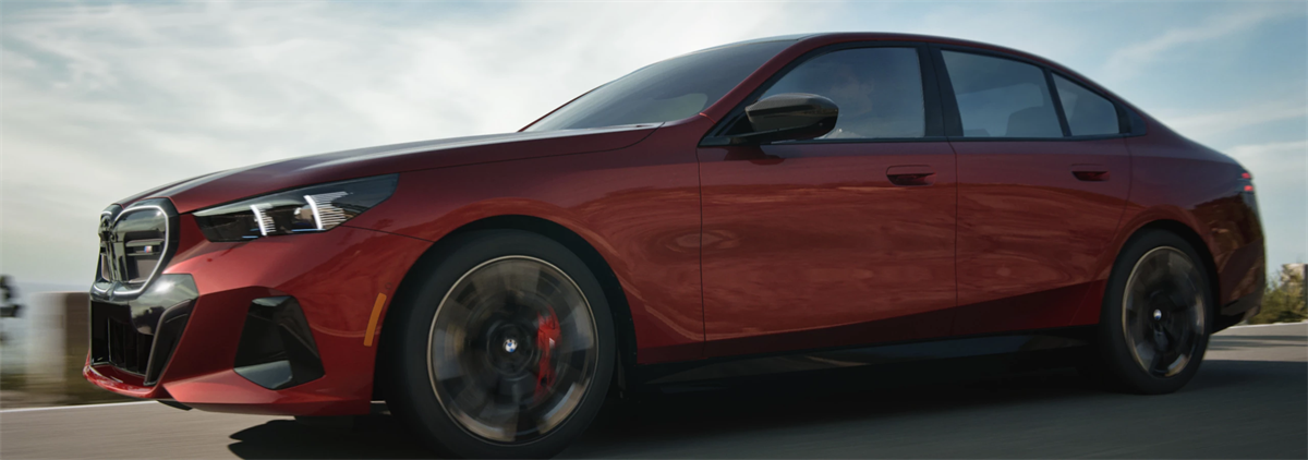 Red 2027 BMW i5 M60